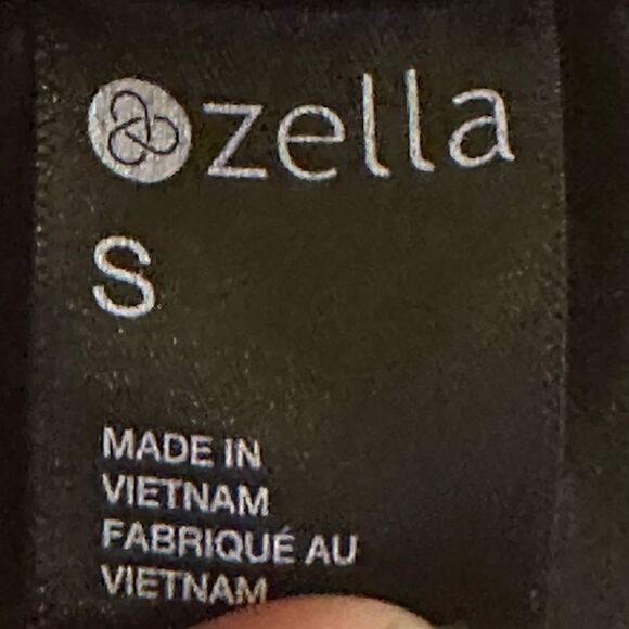 Zella Black V-Neck Top Size Small S 📦 - Picture 3 of 8
